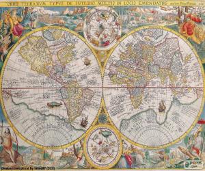 yapboz Harita dünya tarihi